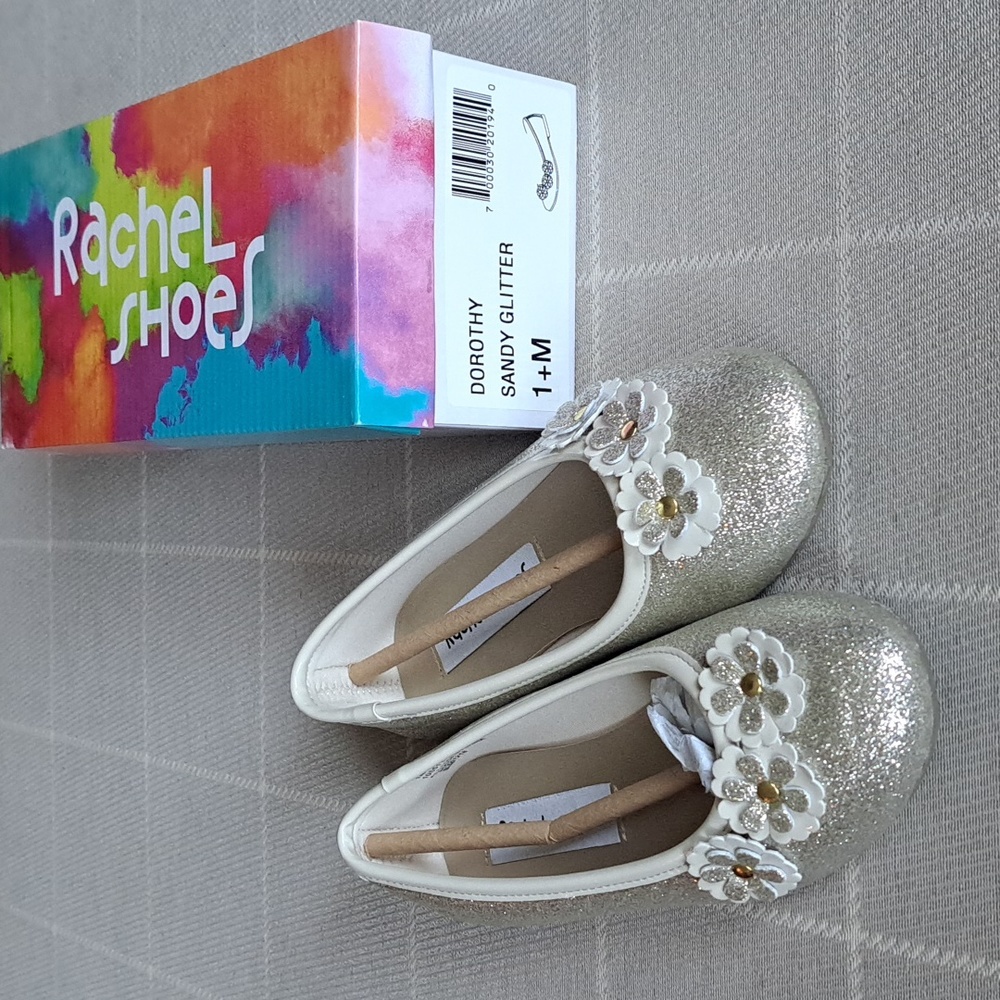 Gold Glitter Flats